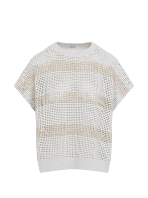 Brunello Cucinelli Brunello Cucinelli Striped Knitted Top