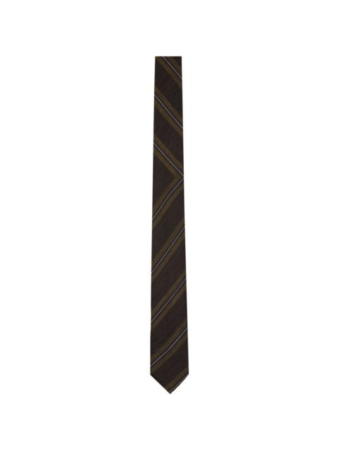 DEADWOOD レザータイ　ブラウン TIMO DEADWOOD レザータイブラウン TIMO