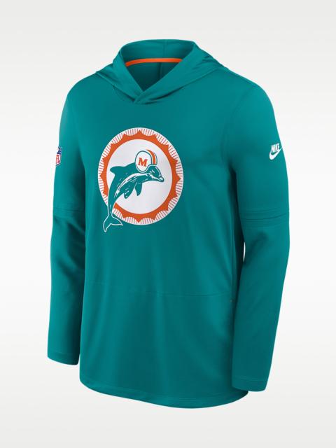 Nike Miami Dolphins Alt Men's Nike Dri-FIT NFL Long-Sleeve Hooded Top