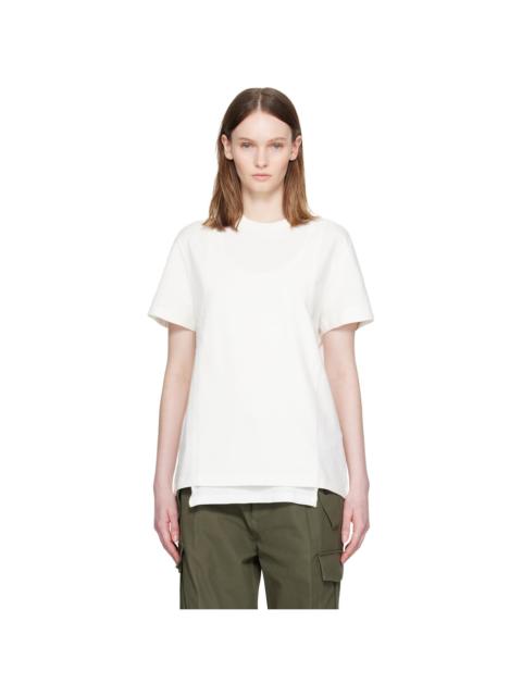 Maison Margiela White Double Layered T-Shirt