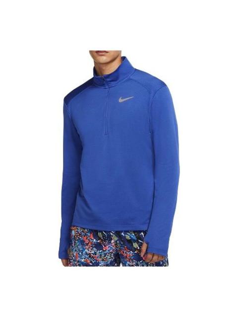 Nike Nike Pacer Dri-FIT Cardigan Running Sports Long Sleeves T-shirt Royal blue BV4756-431