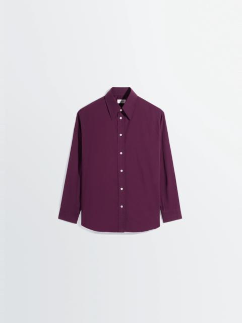 Lemaire SOFT SHIRT IN WASHED COTTON MUSLIN