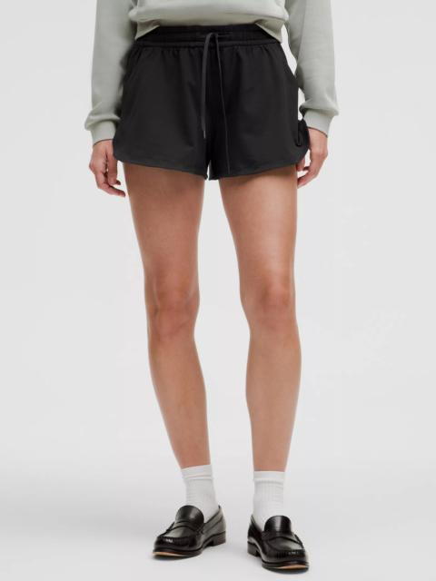 lululemon Soft Jersey Mid-Rise Curved-Hem Short 3"