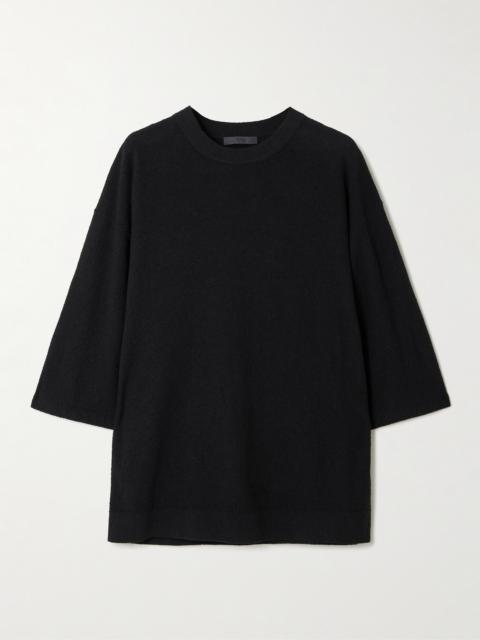 Tibi Sable Cotton-blend Jersey T-shirt