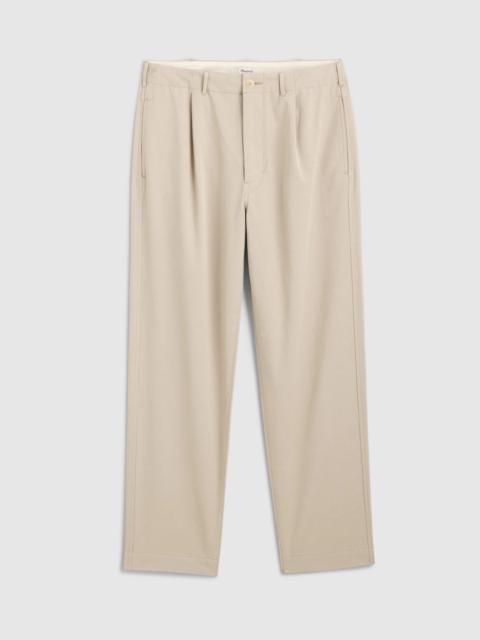 Madewell Pleated Chino Pants in Uniform Twill