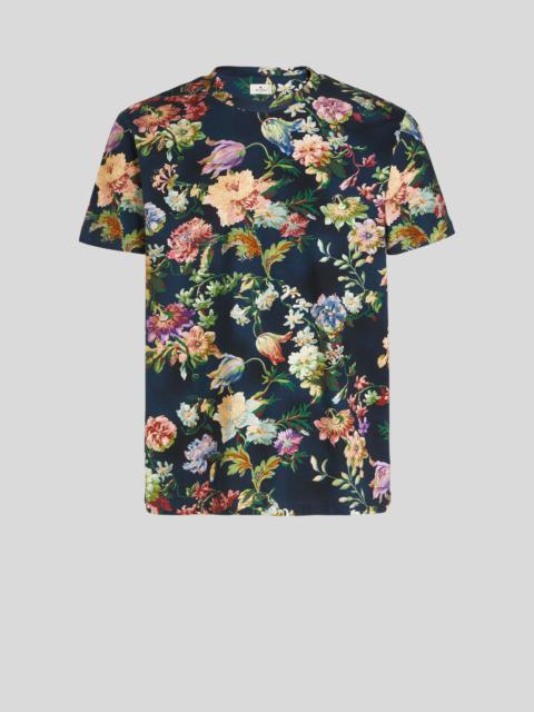 Etro FLORAL COTTON T-SHIRT