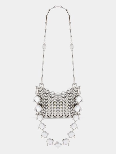 Paco Rabanne ICONIC NANO 1969 BAG WITH OVERSIZED CRYSTALS CHAIN