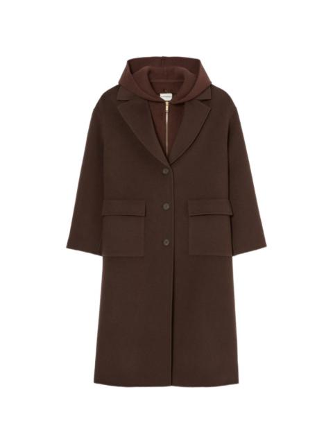 Claudie Pierlot long tailored collar wool coat