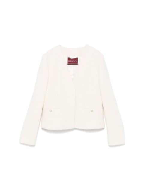 GUCCI Damier Bouclé jacket