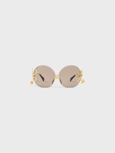 CELINE CL40349U The Branch sunglasses in Metal