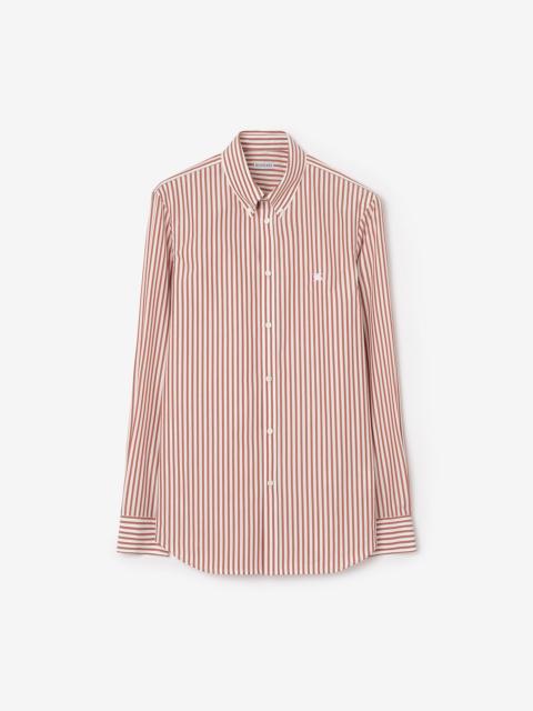 Burberry Slim Fit Striped Cotton Shirt