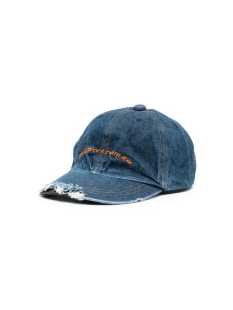 Song for the Mute logo-embroidered denim baseball cap
