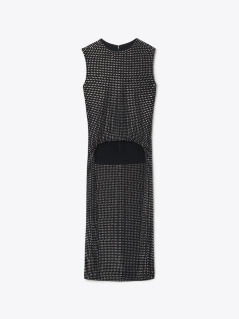 Alexander Wang crystal sleeveless high-low top