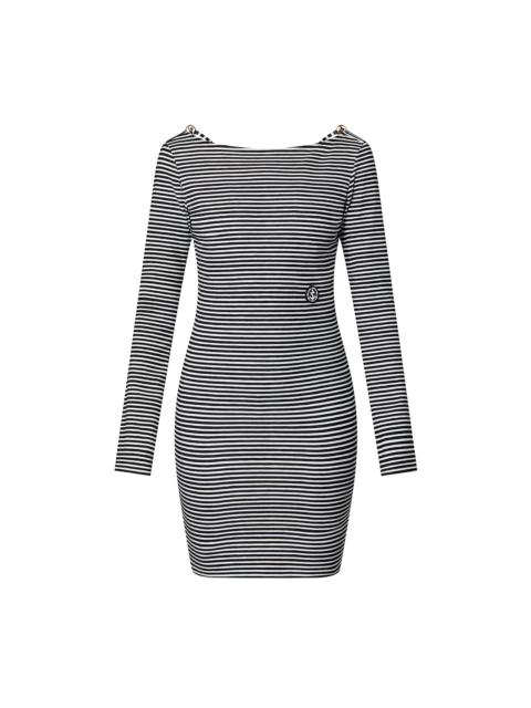 Louis Vuitton Open Back Striped Dress