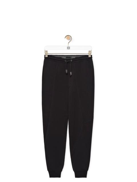 Puzzle jogging trousers in cotton