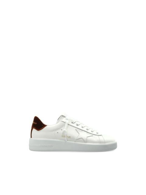 Golden Goose star appliqué leather sneakers