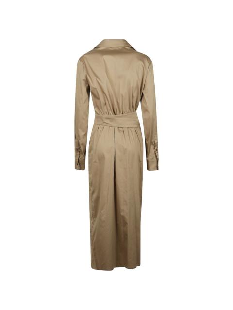 Max Mara belted midi dress