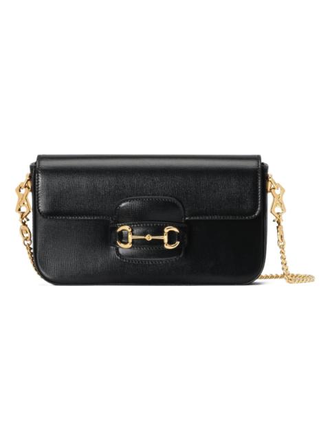 GUCCI (WMNS) Gucci Horsebit 1955 Mini Bag 'Black' 752002-1DB0G-1000