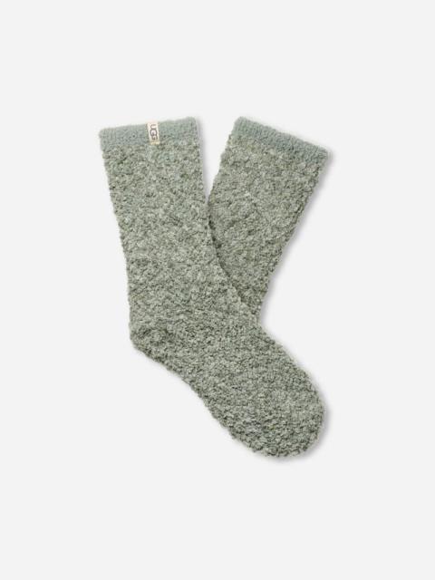 UGG ® Women's Cozy Chenille Sock Recycled Materials/Polyester Blend in Grey Mist