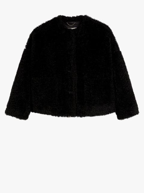 Mackintosh HUMBIE BLACK ECO FUR JACKET