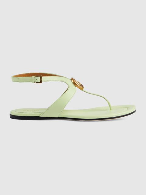 GUCCI Women's Double G thong sandal