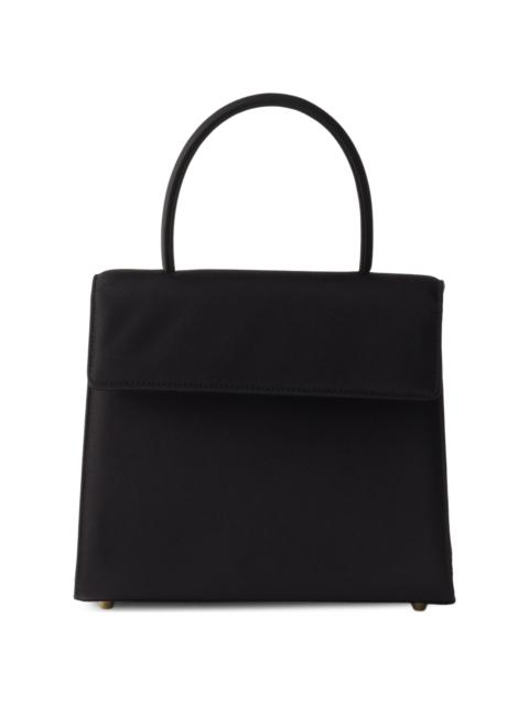 Prada Women's Minuit Satin Top Handle Bag - Black