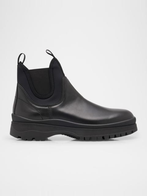 Men's Brixxen Leather and Neoprene Chelsea Boots