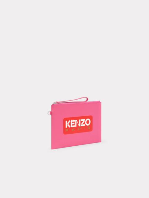 KENZO KENZO Paris large leather clutch