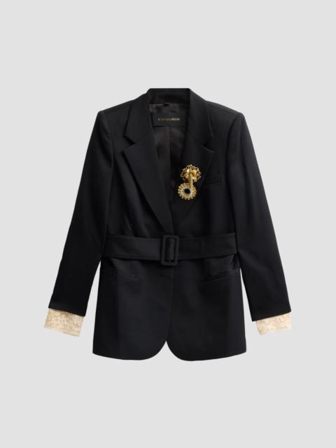 KOBI HALPERIN Women's Jillian Wool-Blend Jacket - Black