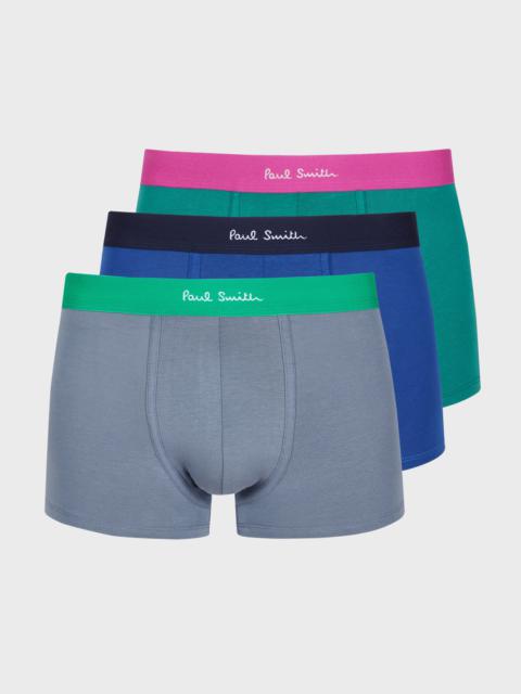 Paul Smith Mixed Organic Cotton Boxer Briefs Three Pack