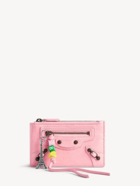 BALENCIAGA Women's Le City Long Coin And Card Holder in Vintage Pink