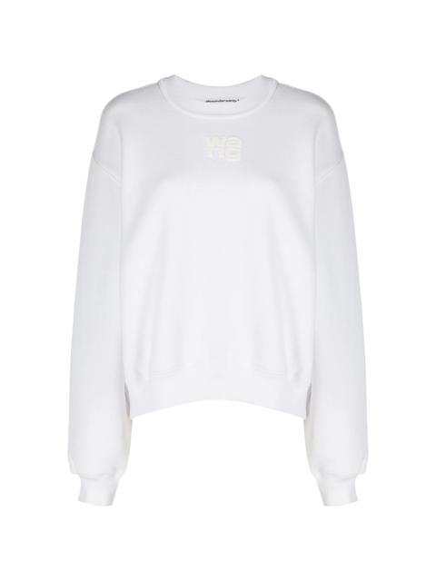 Alexander Wang logo-print cotton sweatshirt