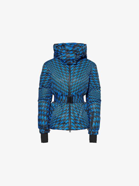 PERFECT MOMENT Candice hooded regular-fit shell-down jacket