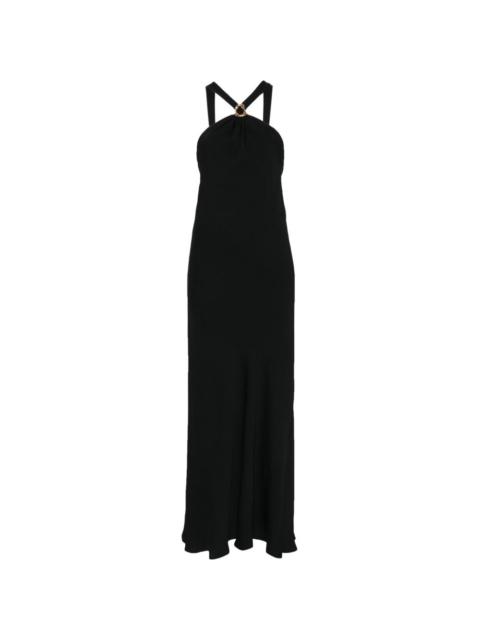 forte_forte ring halterneck maxi dress