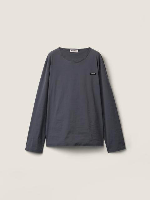 Miu Miu Stretch poplin top