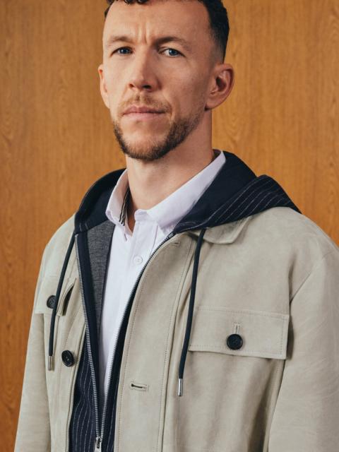 MACKAGE DANNY-SU Suede Safari Jacket