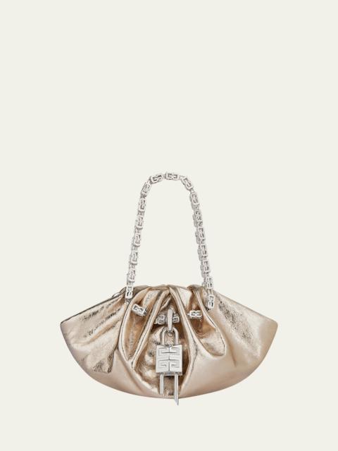 Givenchy Mini Kenny Top-Handle Bag in Metallic Leather