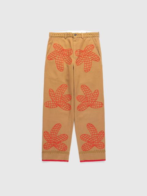 Bode – Field Maple Trousers Brown/Red