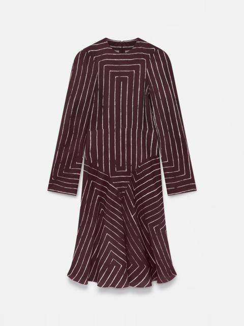Stella McCartney Frank Stella V Series Inspired Printed Dress