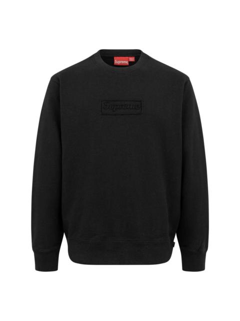 cutout logo crewneck