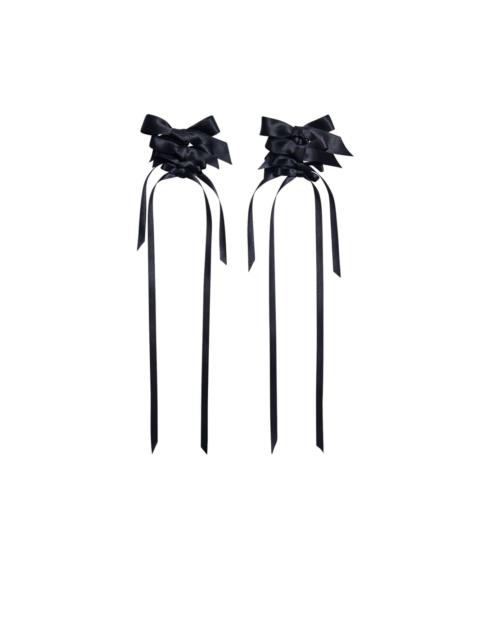 Simone Rocha multi-bow drip earrings