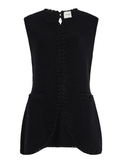 POSSE Exclusive Harlan Knit Vest black