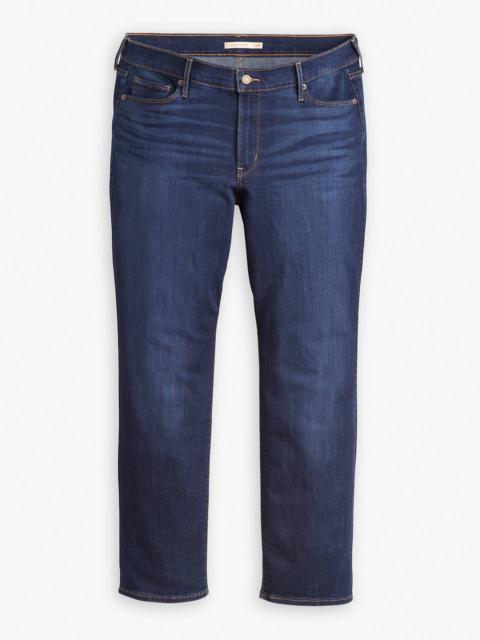 CLASSIC STRAIGHT WOMEN'S JEANS (PLUS SIZE)