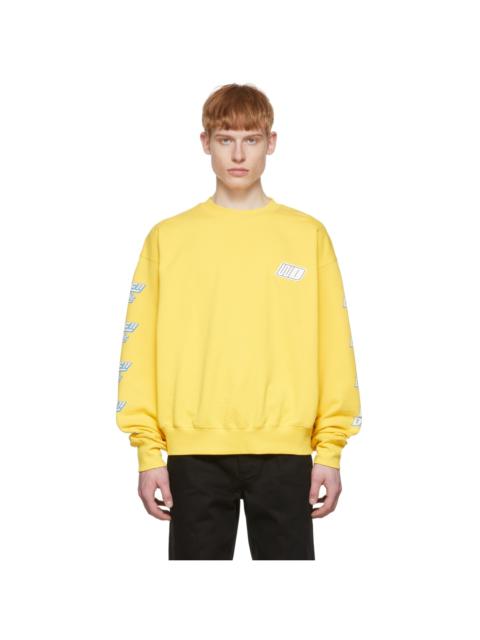 Yellow Cotton Sweatshirt