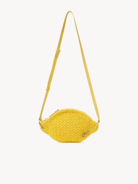 Chloé CHLOÉ TROPICUS LEMON CROSSBODY BAG IN WAXED CORD