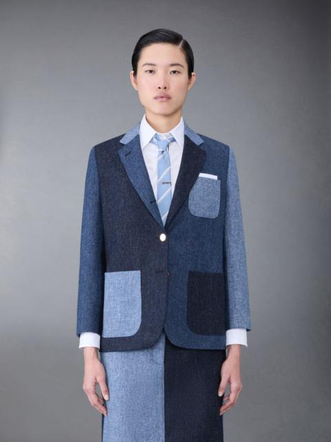 Fun-Mix Donegal Tweed Sack Sport Coat