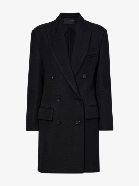 Proenza Schouler Henri Coat in Wool Twill