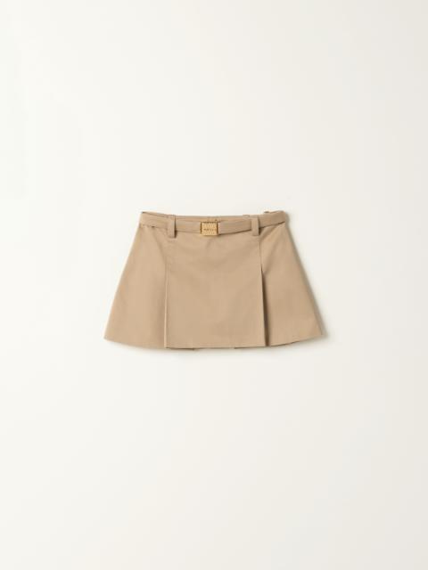 Miu Miu Chino miniskirt