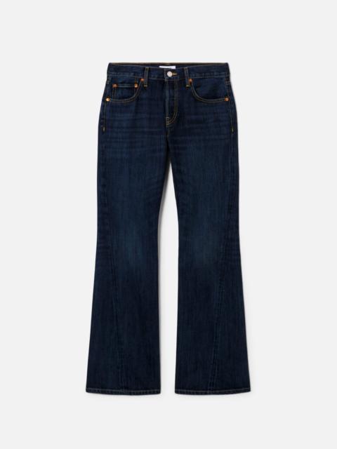 RE/DONE Twisted Mid Rise Bootcut - DK Lady Blue