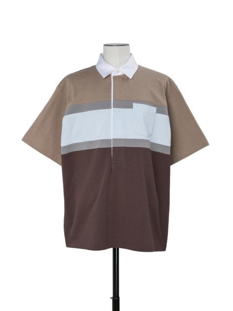 sacai Cotton Jersey Polo Shirt